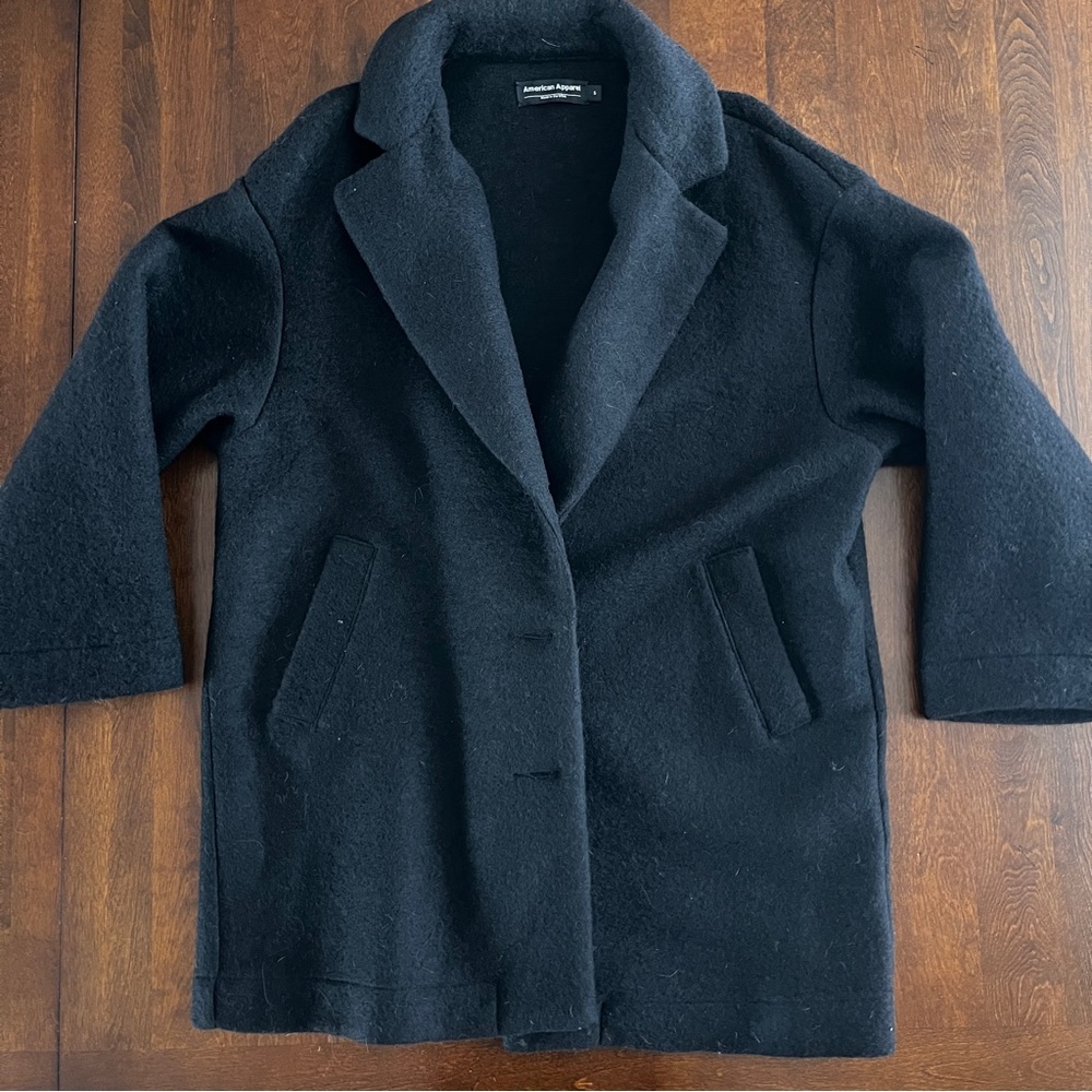 NWT American apparel wool coat small